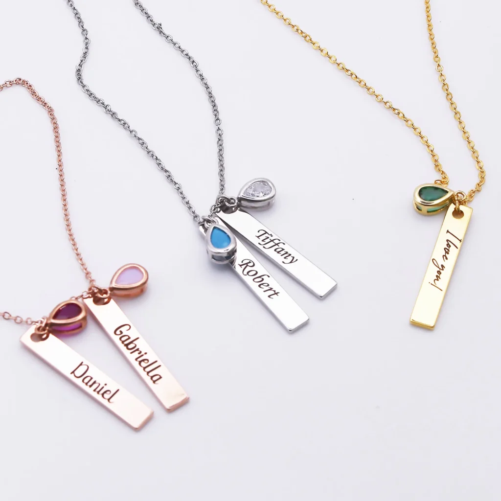 Birthstone Necklace for Mom