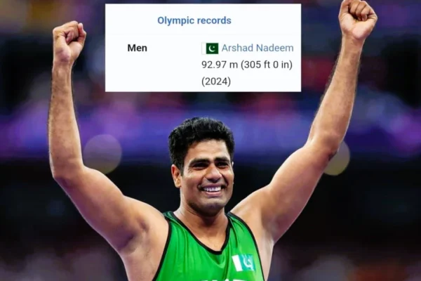 arshad nadeem olympic javelin champion