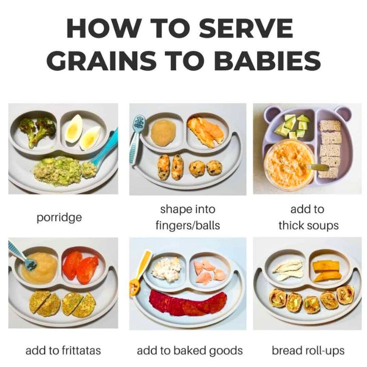 healthy food for 1 year old baby grains