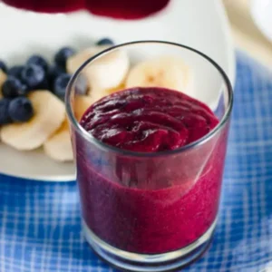 Apple and Blueberry Puree