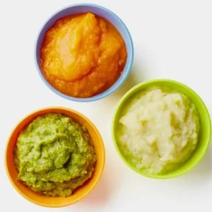 Carrot and Pea Puree