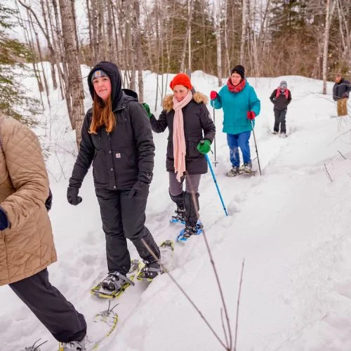 Snowshoeing