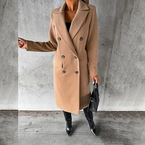 wool coat in a classic cut